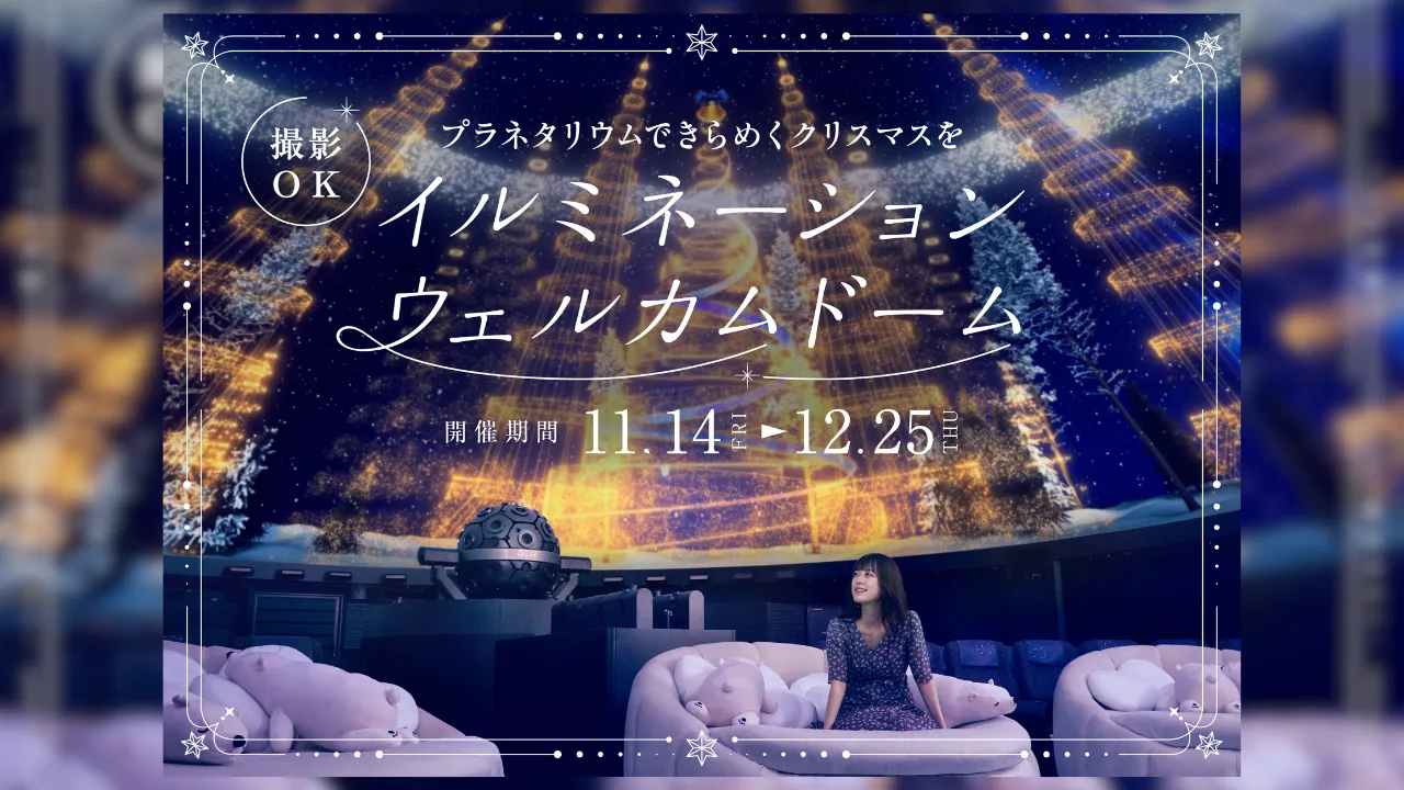 イルミネーションウェルカムドーム